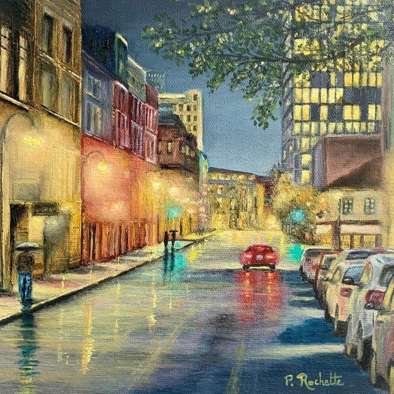 Painting Une soirée ordinaire by Rochette Patrice | Painting Figurative Urban Oil