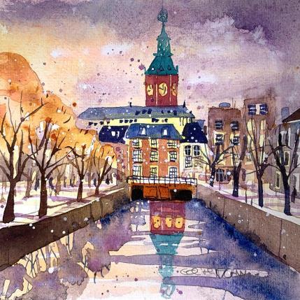 Painting NO. 22126 | THE HAGUE | PRINSESSEWAL by Thurnherr Edith | Painting Figurative Watercolor Urban
