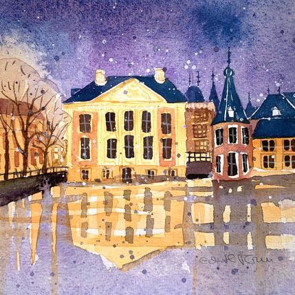 Painting NO. 22127  THE HAGUE  MAURITSHUIS by Thurnherr Edith | Painting Figurative Watercolor Urban