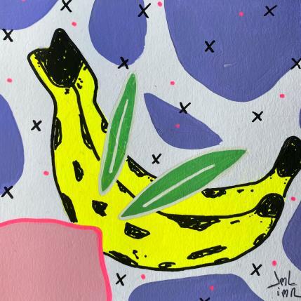 Peinture Pink Lemon and a little Yellow Banana par JuLIaN | Tableau Pop-art Acrylique Natures mortes