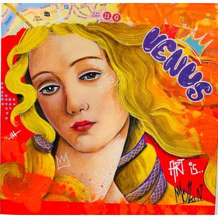 Painting Venus by Molla Nathalie  | Painting Pop art Mixed Pop icons