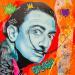 Painting Dali by Molla Nathalie  | Painting Pop-art Pop icons