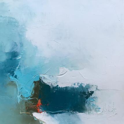 Painting Si tu savais... by Dumontier Nathalie | Painting Abstract Oil Minimalist