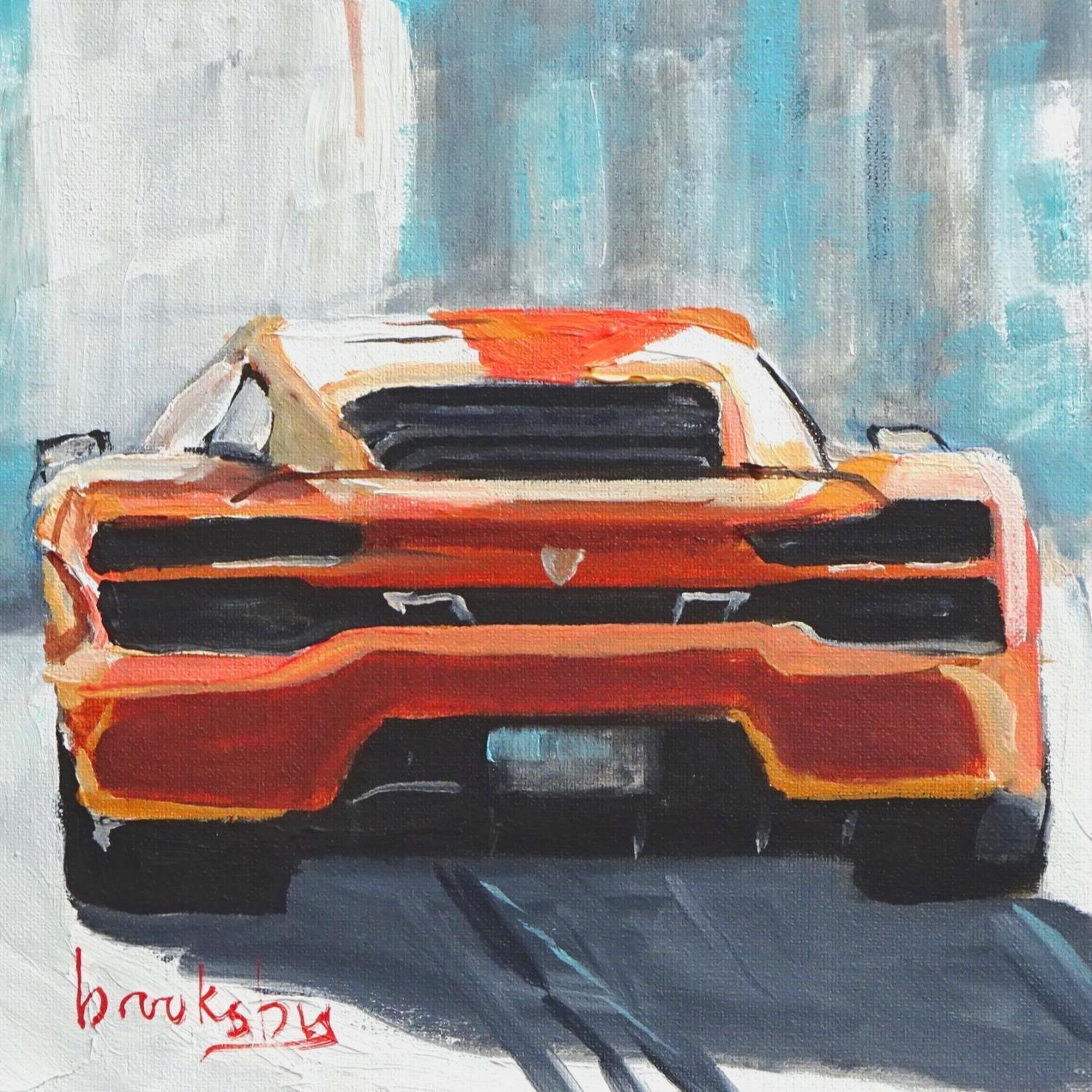 ▷ Painting Lamborghini by Brooksby | Carré d'artistes