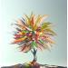 Painting L'arbre des milles nuances d'amour by Fonteyne David | Painting Figurative Still-life Oil Acrylic