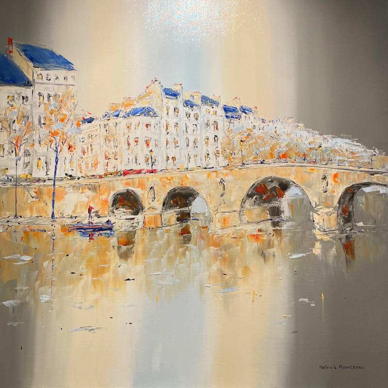 Painting Belle matinée d'automne  by Rousseau Patrick | Painting Figurative Oil Urban