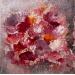 Peinture Fusion de fleurs  par Rocco Sophie | Tableau Art Singulier Huile Acrylique Collage Sable