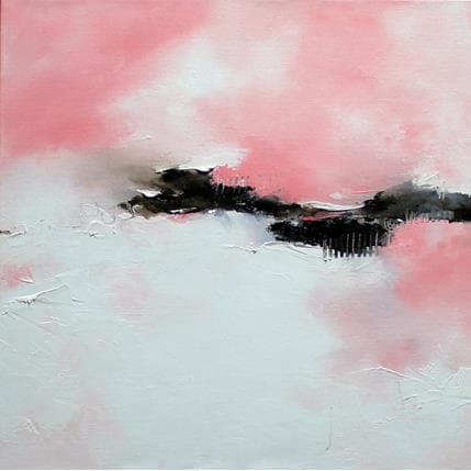Painting Au creux de tes bras by Dumontier Nathalie | Painting Abstract Oil Minimalist
