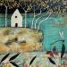 Painting Acantilado by Arias Parera Almudena | Painting Naive art Landscapes Acrylic