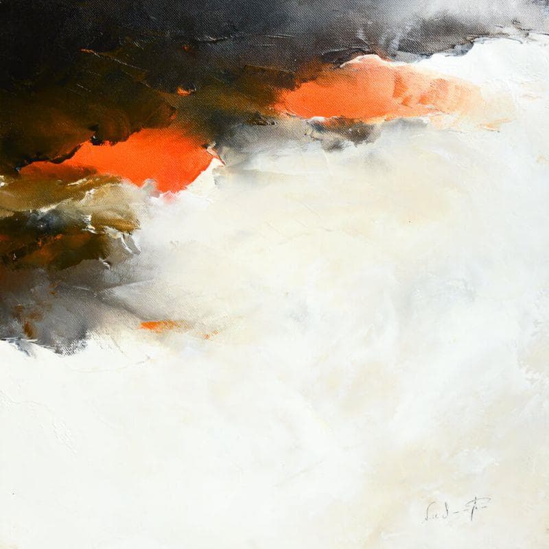 Painting Sentir la terre by Dumontier Nathalie | Painting Abstract Oil Minimalist