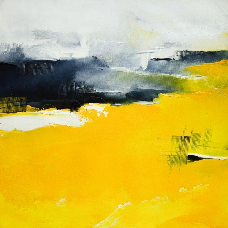 Painting Un monde à part by Dumontier Nathalie | Painting Abstract Oil Minimalist