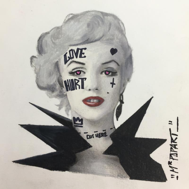 Peinture Punk Marilyn par MR.P0pArT | Tableau Pop-art Icones Pop