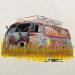 Painting Combi Wreck  by MR.P0pArT | Painting Street art Urban Pop icons Life style Watercolor Graffiti