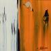 Gemälde Bandes Colorées n°51 von Becam Carole | Gemälde Abstrakt Minimalistisch Öl