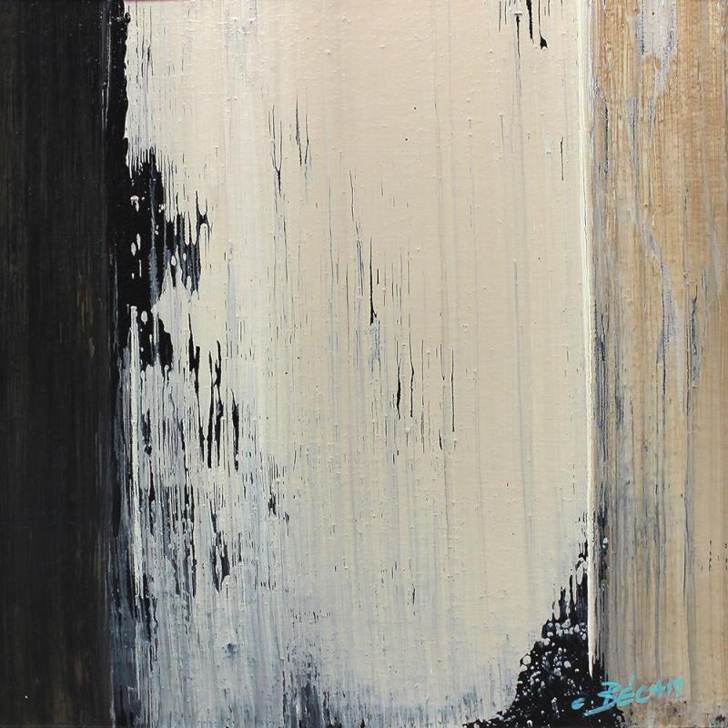 Painting Bandes Colorées n°60 by Becam Carole | Painting Abstract Minimalist Oil