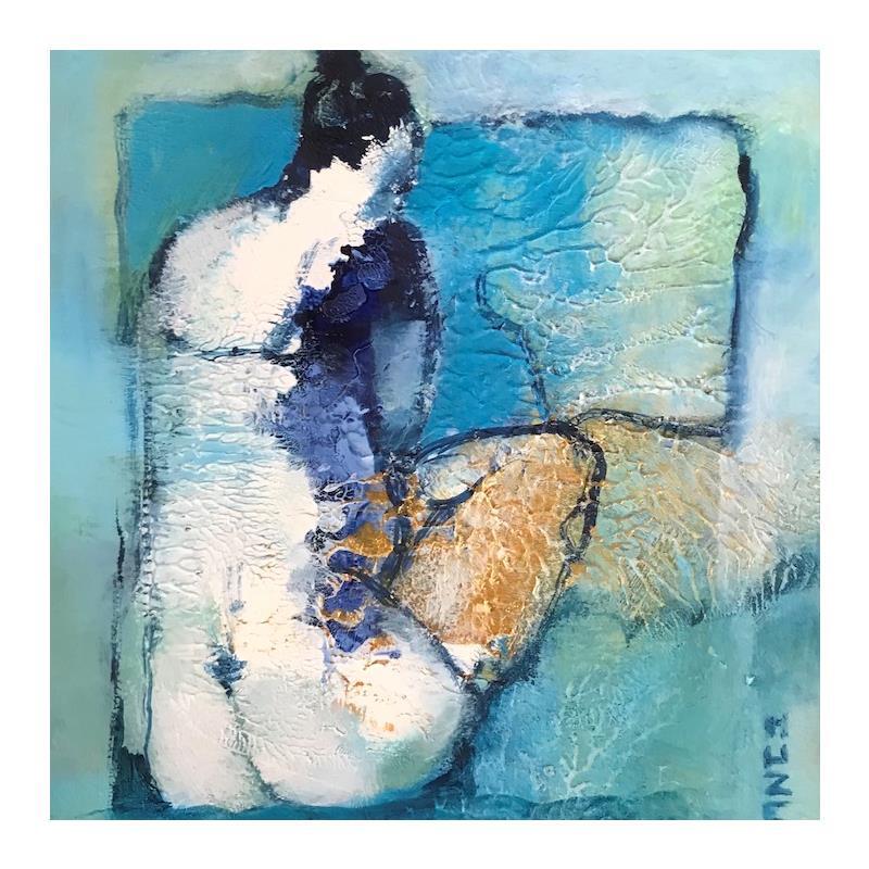 Painting femme devant la fenêtre  by Muze | Painting Figurative Nude