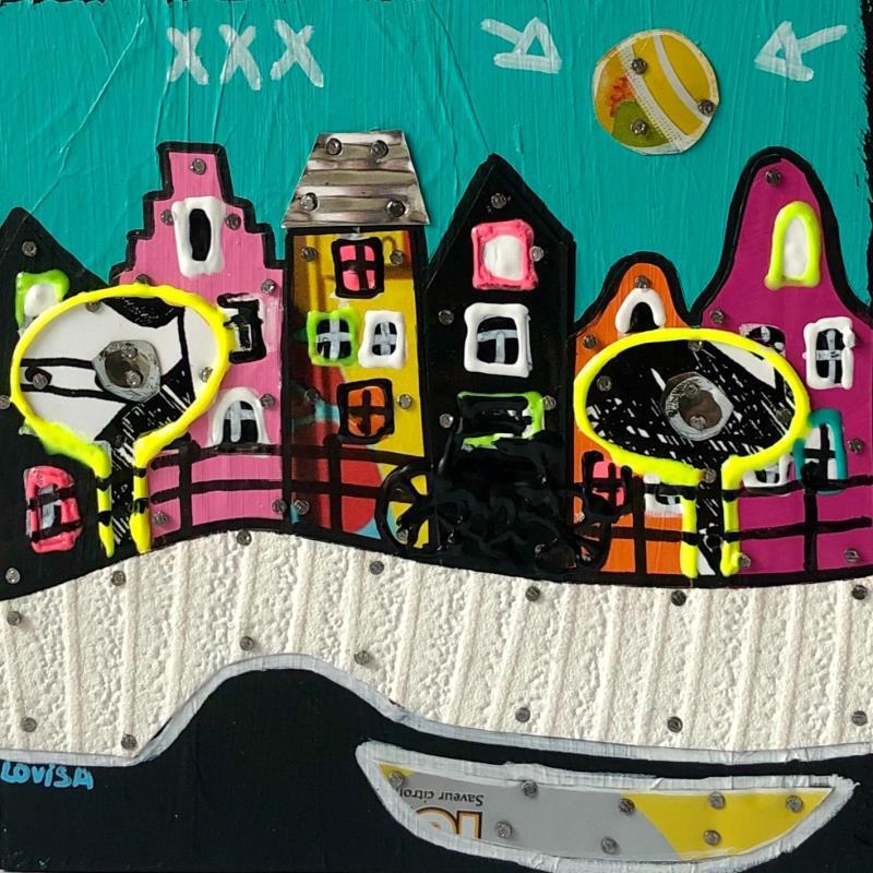 Painting Full Color by Lovisa | Painting Pop art Urban Mixed