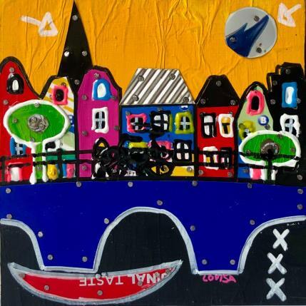 Painting On Sunday by Lovisa | Painting Pop art Mixed Urban
