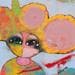 Gemälde The Minnie way von Ekegren Hanna | Gemälde Figurativ Porträt Acryl