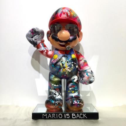 Sculpture Mario is Back by Cornée Patrick | Sculpture Pop art Recycled objects