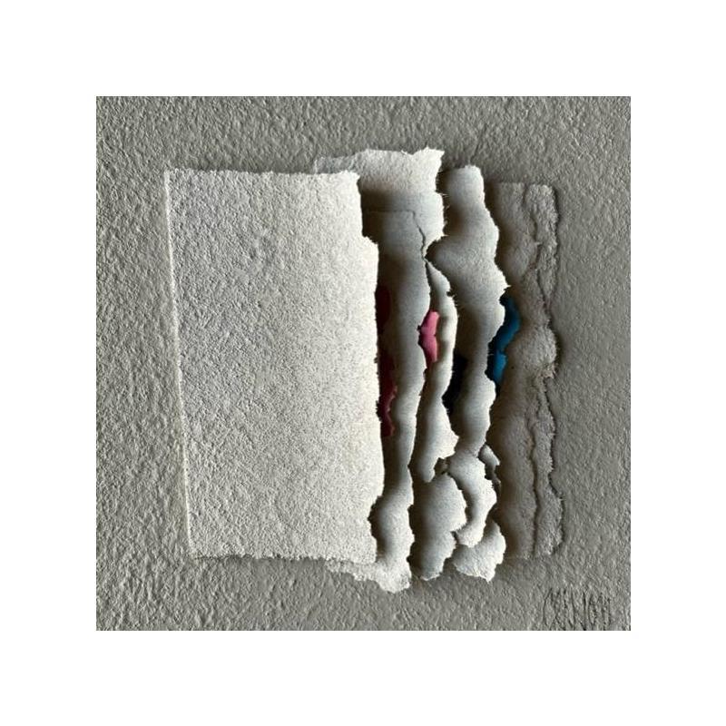 Gemälde Quadri von Clisson Gérard | Gemälde Abstrakt Materialismus Minimalistisch Holz