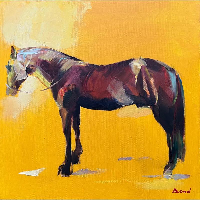 Painting Hot Summer by Bond Tetiana | Painting Figurative Animals Oil