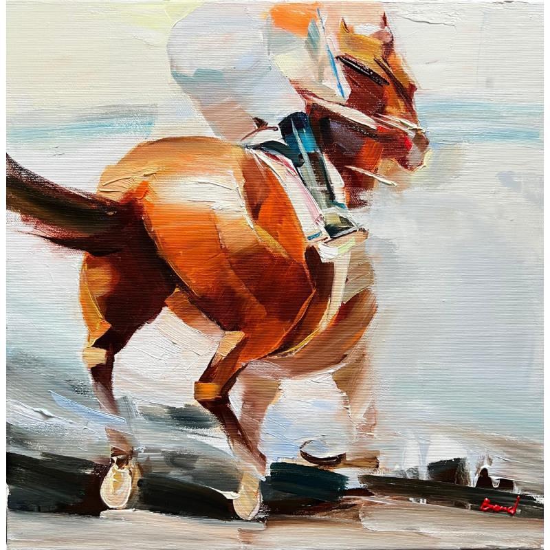 Painting Elemental Flight by Bond Tetiana | Painting Figurative Animals Oil