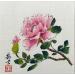 Peinture Rose rose par Tayun | Tableau Figuratif Nature Aquarelle Encre
