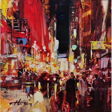 Painting China Town by Frédéric Thiery | Painting Figurative Acrylic Urban