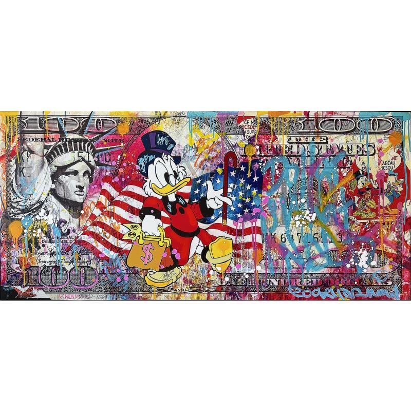 Gemälde Dollar is what I need von Novarino Fabien | Gemälde Pop-Art Pop-Ikonen