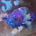 Painting MEROU by Morales Géraldine | Painting Figurative Marine Animals Oil Acrylic