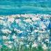 Painting D412 by Moracchini Laurence | Painting Abstract Landscapes Marine Acrylic