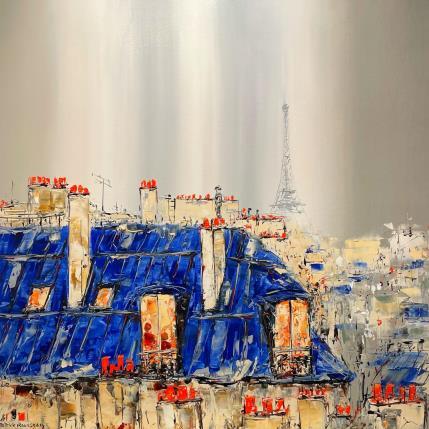 Painting Première heure du soir by Rousseau Patrick | Painting Figurative Oil Urban