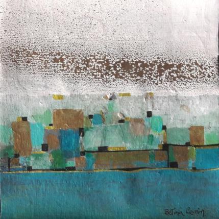 Painting AGUA CLARA by Levin Betina | Painting Abstract Acrylic, Mixed Landscapes, Marine