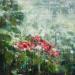 Painting Les Fleurs du Paradis by Solveiga | Painting Figurative Acrylic Landscapes still-life