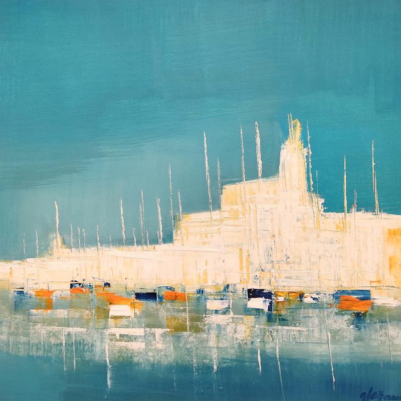 Painting ST41 by Héraud Alain | Painting Figurative Landscapes Marine Oil