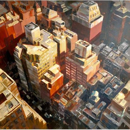 Peinture Street View  par Heaton Rudyard | Tableau Figuratif Acrylique