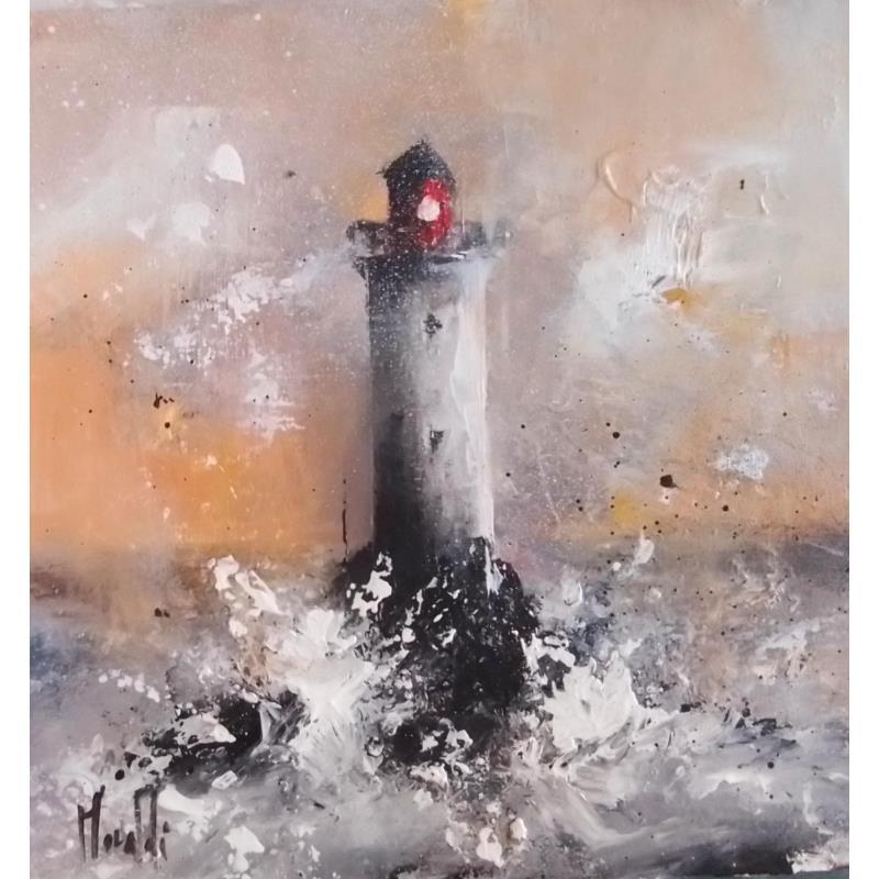 Painting light house 2 by Moraldi | Painting Figurative Acrylic Pop icons, still-life