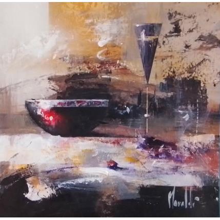 Painting still life cuenco con copa by Moraldi | Painting Figurative Acrylic Pop icons, still-life
