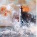 Gemälde lighthouse faro  von Moraldi | Gemälde Figurativ Stillleben Acryl