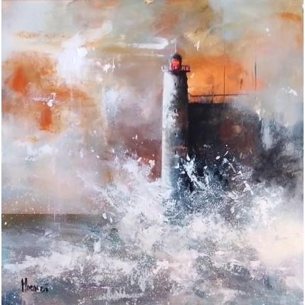 Painting lighthouse faro  by Moraldi | Painting Figurative Acrylic still-life