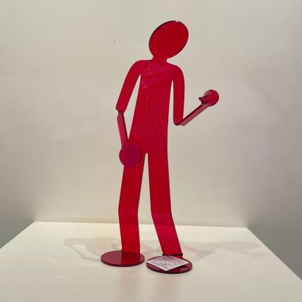 Sculpture Flexo Be Musicien RCK by Zed | Sculpture Pop art Mixed Nude
