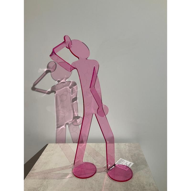 Skulptur FLEXO Be Yourself BBL von Zed | Skulptur Pop art Akt Plexiglas