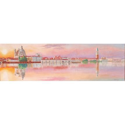 Peinture Indécente Venise iridescente par Herambourg Xavier | Tableau  Huile Paysages
