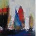 Gemälde Les voiliers 2 von Fernando | Gemälde Figurativ Marine Öl
