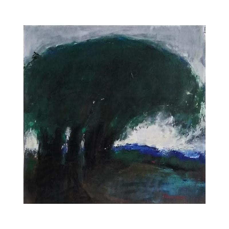 Gemälde les arbres von Fernando | Gemälde Figurativ Landschaften Öl