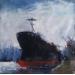 Painting Le port by Fernando | Painting Figurative Marine Oil