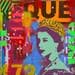 Peinture The Queen par Euger Philippe | Tableau Pop Art Mixte icones Pop