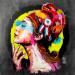 Gemälde Marianne von Sufyr | Gemälde Street art Pop-Ikonen Graffiti Acryl