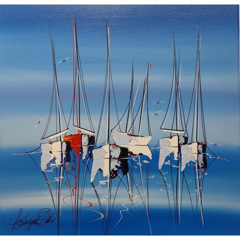 Painting le reflet des desirs by Fonteyne David | Painting Figurative Acrylic, Oil Marine